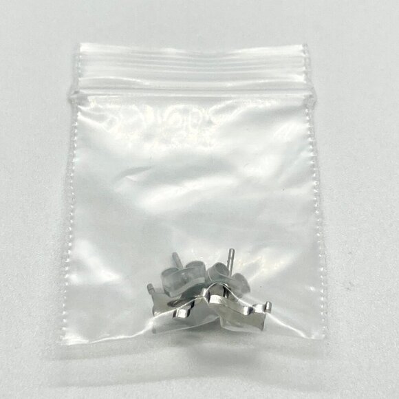 Silver Dachshund Weenie Dog Earring Pair - Picture 8 of 8